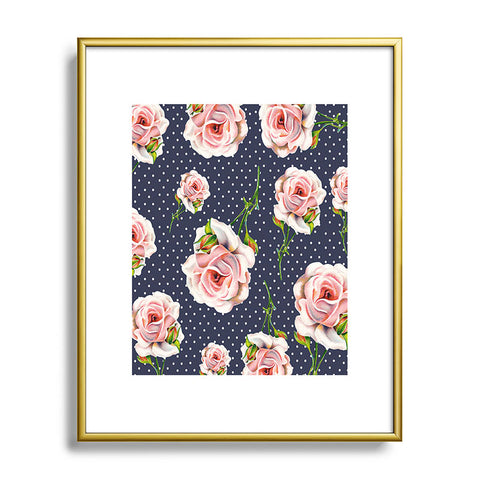 Allyson Johnson 1940s style Metal Framed Art Print