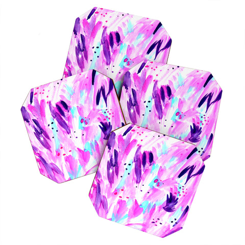 Allyson Johnson 80s glam Coaster Set