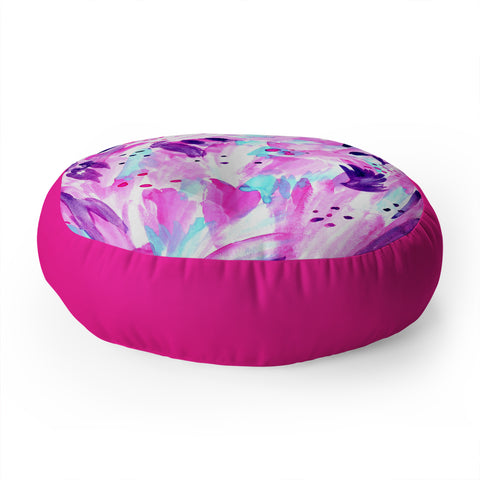 Allyson Johnson 80s glam Floor Pillow Round