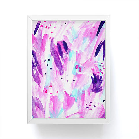 Allyson Johnson 80s glam Framed Mini Art Print