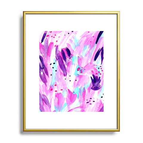 Allyson Johnson 80s glam Metal Framed Art Print