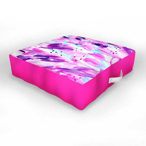 Allyson Johnson 80s glam Outdoor Floor Cushion