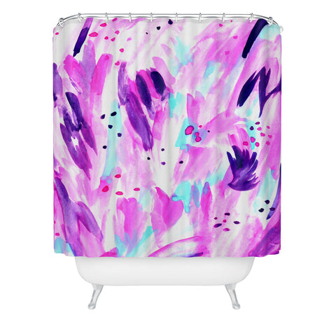 Allyson Johnson 80s glam Shower Curtain
