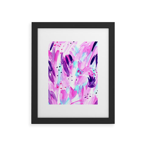 Allyson Johnson 80s glam Framed Art Print
