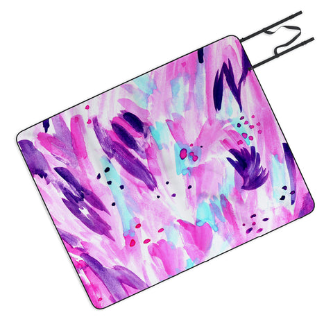 Allyson Johnson 80s glam Picnic Blanket