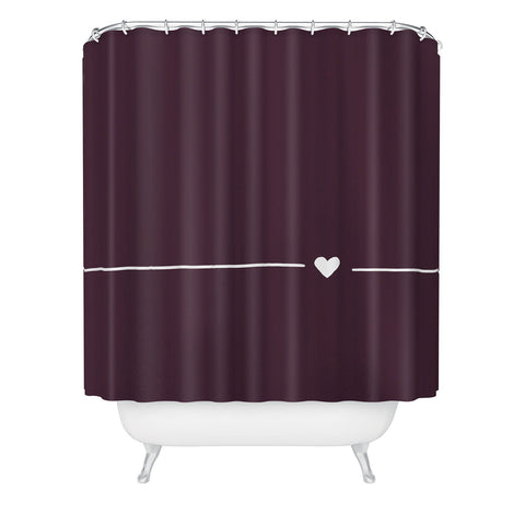 Allyson Johnson A little heart Shower Curtain
