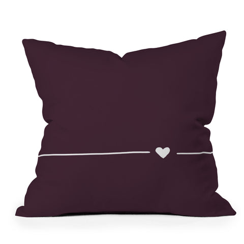 Allyson Johnson A little heart Throw Pillow