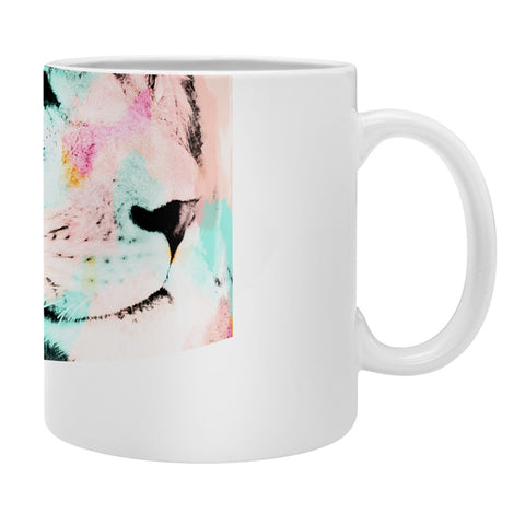 Allyson Johnson Abstract Lion 2 Coffee Mug