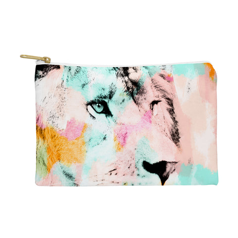 Allyson Johnson Abstract Lion 2 Pouch