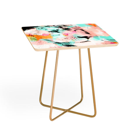 Allyson Johnson Abstract Lion 2 Side Table