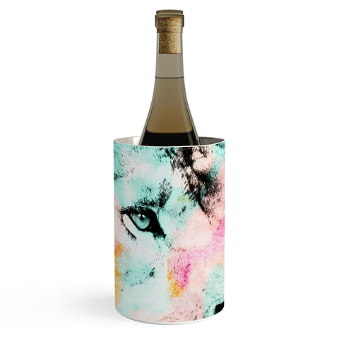 Allyson Johnson Abstract Lion 2 Wine Chiller