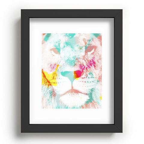 Allyson Johnson Abstract Lion Recessed Framing Rectangle