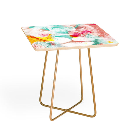 Allyson Johnson Abstract Lion Side Table