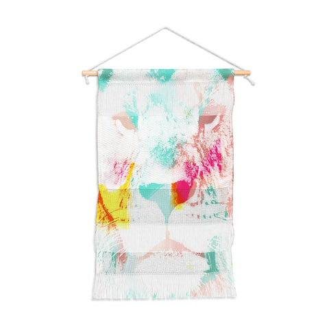 Allyson Johnson Abstract Lion Wall Hanging Portrait