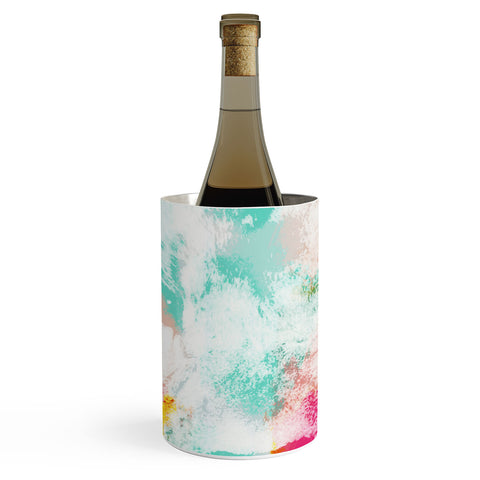 Allyson Johnson Abstract Lion Wine Chiller