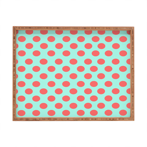 Allyson Johnson Adorable Dots Rectangular Tray