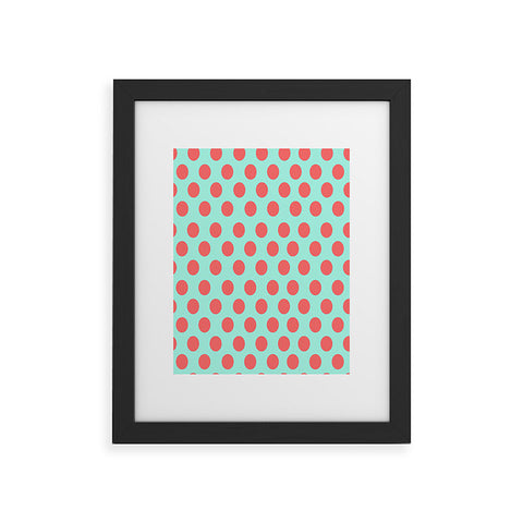 Allyson Johnson Adorable Dots Framed Art Print