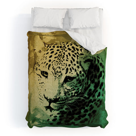 Allyson Johnson African Leopard Comforter