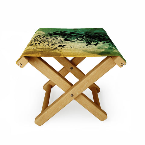 Allyson Johnson African Leopard Folding Stool