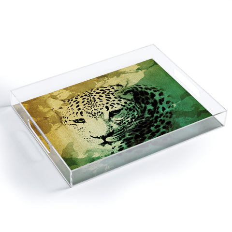 Allyson Johnson African Leopard Acrylic Tray