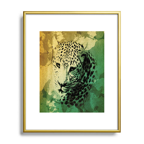 Allyson Johnson African Leopard Metal Framed Art Print