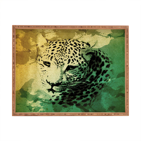 Allyson Johnson African Leopard Rectangular Tray