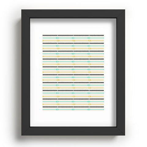 Allyson Johnson Arrow Pattern Recessed Framing Rectangle