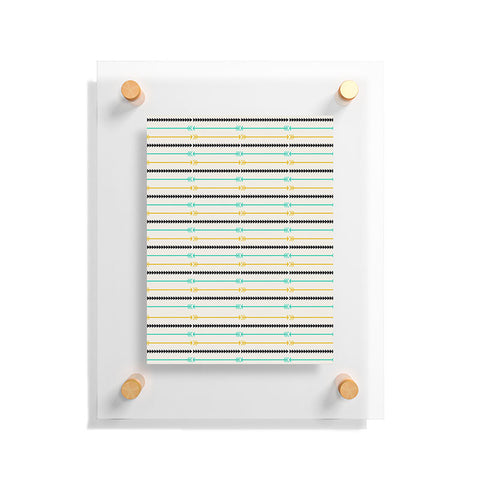 Allyson Johnson Arrow Pattern Floating Acrylic Print
