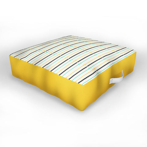 Allyson Johnson Arrow Pattern Outdoor Floor Cushion