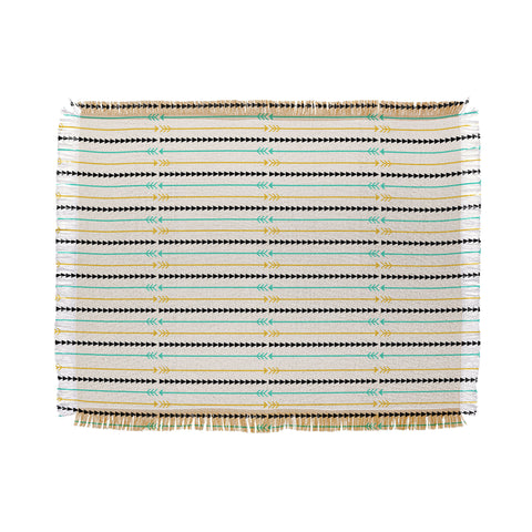Allyson Johnson Arrow Pattern Throw Blanket