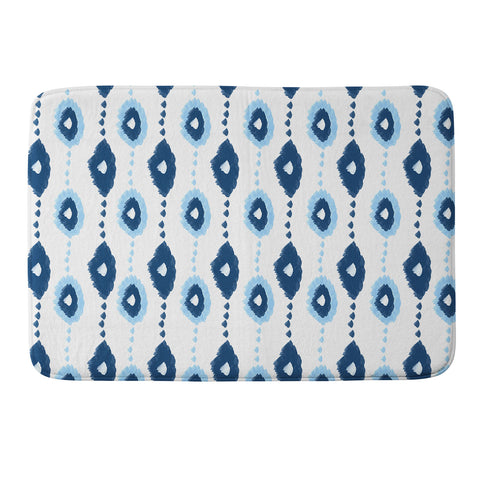 Allyson Johnson Authentic Blues 2 Memory Foam Bath Mat