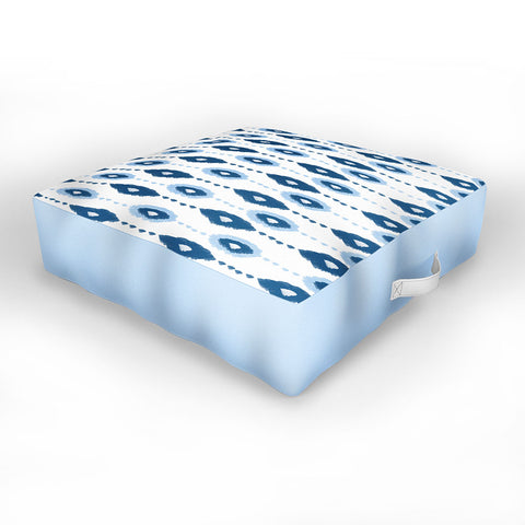 Allyson Johnson Authentic Blues 2 Outdoor Floor Cushion