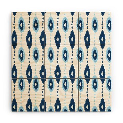 Allyson Johnson Authentic Blues 2 Wood Wall Mural