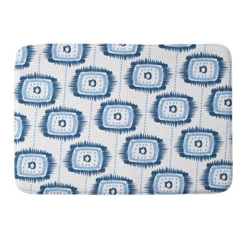 Allyson Johnson Authentic Blues Memory Foam Bath Mat
