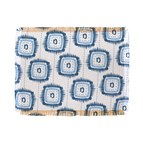Allyson Johnson Authentic Blues Throw Blanket