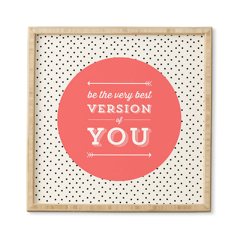Allyson Johnson Be The Best Version Of You Framed Wall Art