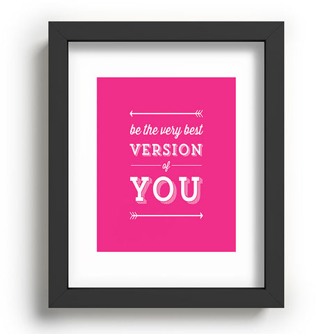 Allyson Johnson Be the best you Recessed Framing Rectangle