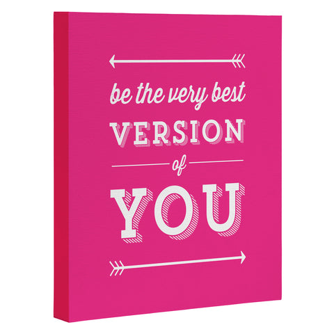 Allyson Johnson Be the best you Art Canvas