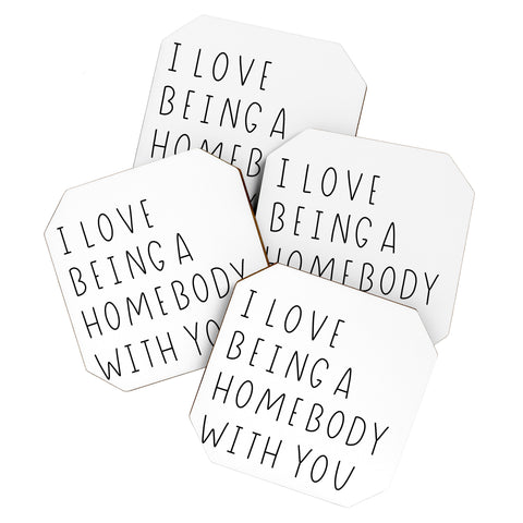 Allyson Johnson Being a homebody with you Coaster Set