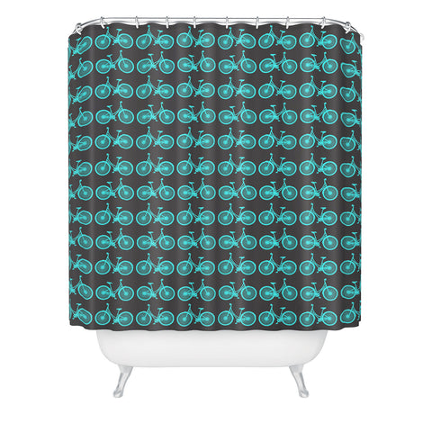 Allyson Johnson Bike ride Shower Curtain