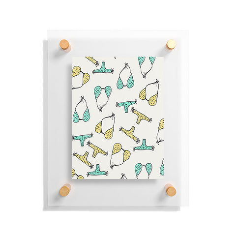 Allyson Johnson Bikini Party Floating Acrylic Print