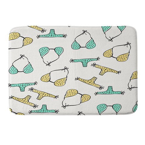 Allyson Johnson Bikini Party Memory Foam Bath Mat