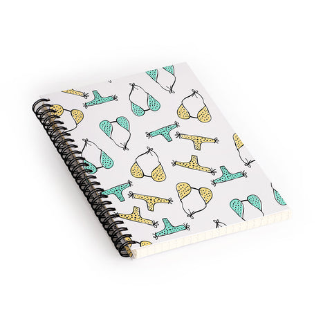 Allyson Johnson Bikini Party Spiral Notebook