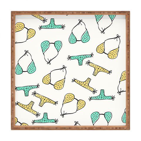 Allyson Johnson Bikini Party Square Tray