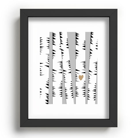 Allyson Johnson Birch Trees Recessed Framing Rectangle