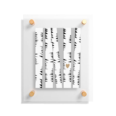 Allyson Johnson Birch Trees Floating Acrylic Print