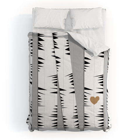 Allyson Johnson Birch Trees Comforter