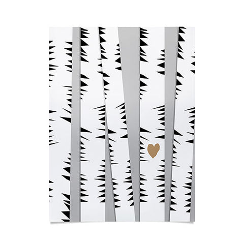 Allyson Johnson Birch Trees Poster