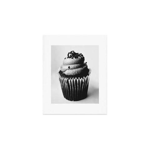 Allyson Johnson Black And White Cupcake Photograph Art Print