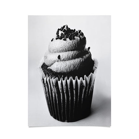 Allyson Johnson Black And White Cupcake Photograph Poster